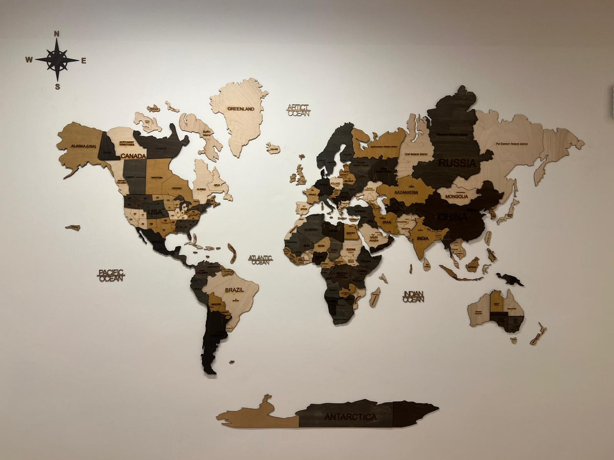 3D Mapa sveta