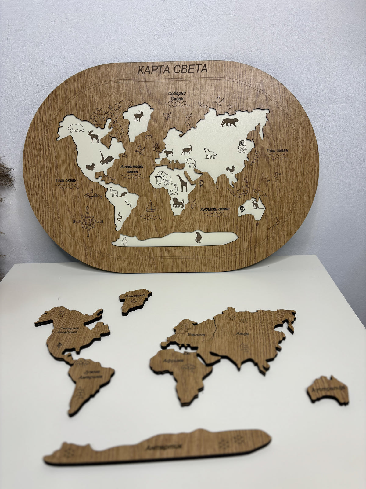 Dečija mapa sveta
