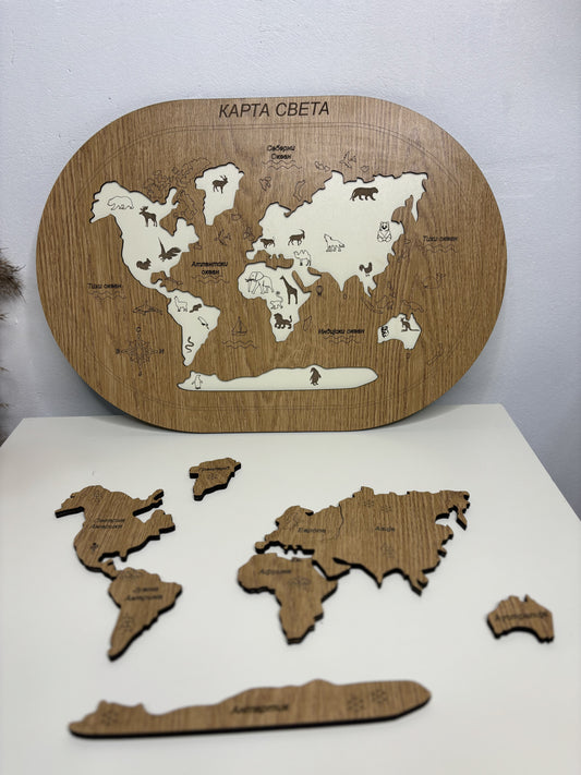 Dečija mapa sveta