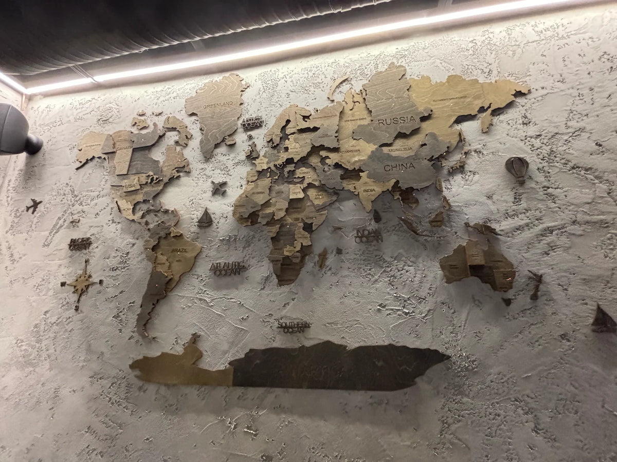 3D Mapa sveta